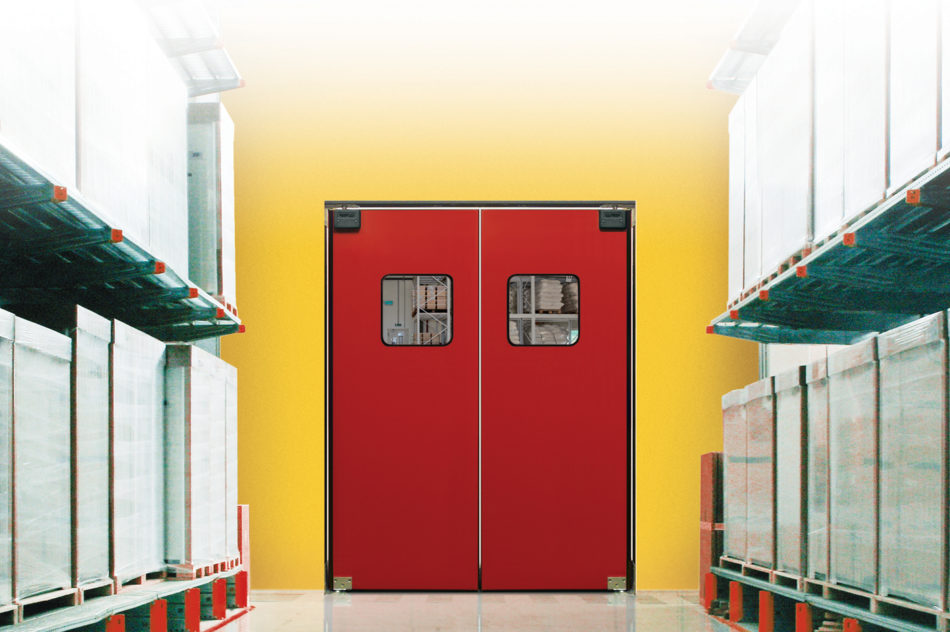 Heavy Duty ABS Impact Traffic Door for Industrial Facilities - Ontario Commercial Doors
