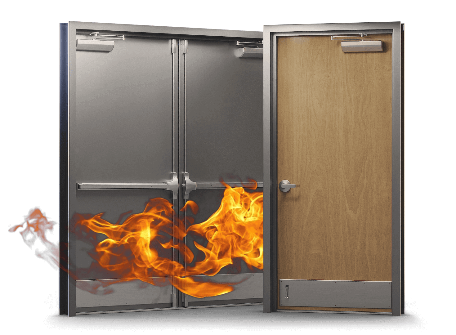 Commercial Wood and Metal Fire Doors in Toronto