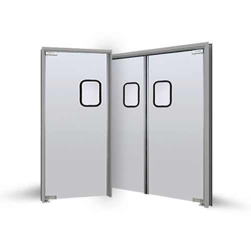 Aluminum Traffic Door for Retail & Supermarkets - Ontario Commercial Doors