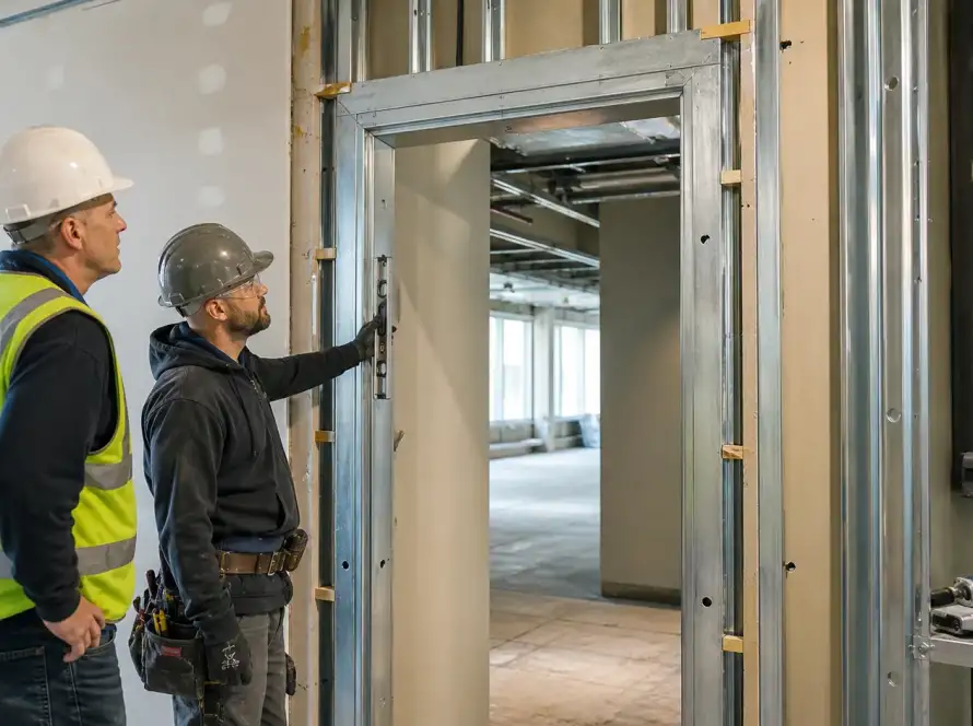 Understanding Commercial Steel Door Frames for Wall Coordination