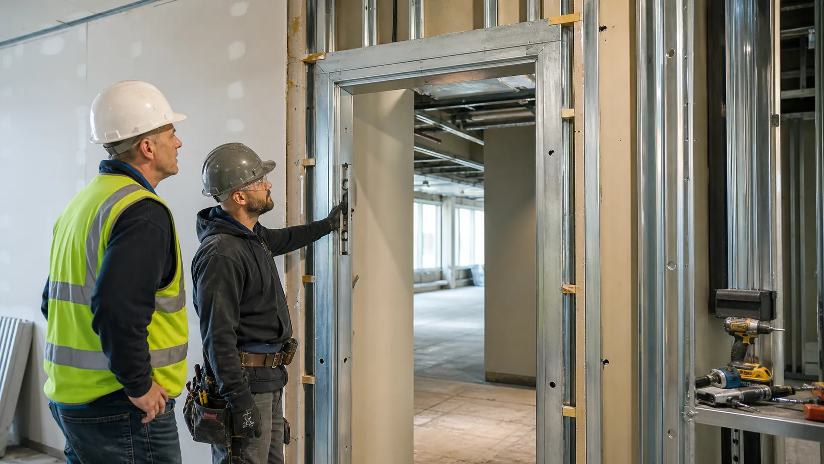 Understanding Commercial Steel Door Frames for Wall Coordination
